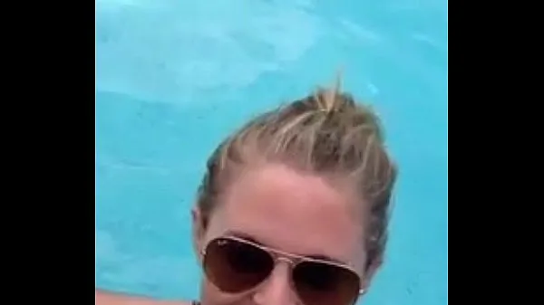 Big Blowjob In Public Pool By Blonde, Recorded On Mobile Phone mega Clips