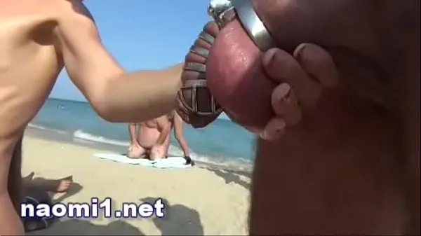 Big piss and multi cum on a swinger beach cap d'agde mega Clips