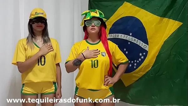 Big Débora Fantine and Tequileira Misteriosa dancing Funk from the Brazilian Anthem mega Clips