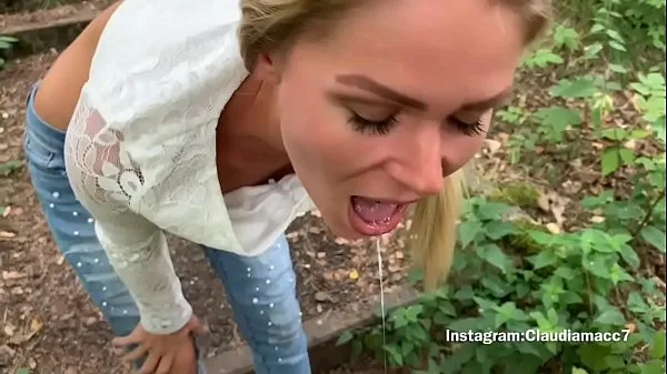 Big Blowjob and fucking in the forest mega Clips