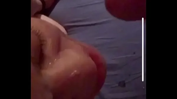Big Sloppy blowjob ends with huge facial for young slut (POV mega Clips