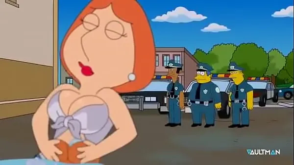 Big Sexy Carwash Scene - Lois Griffin / Marge Simpsons mega Clips