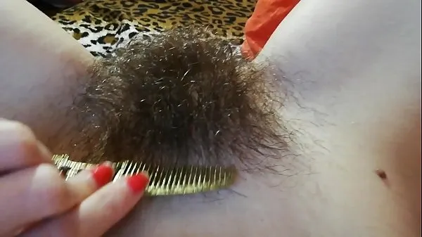 Big Hairy bush fetish videos the best hairy pussy in close up with big clit mega Clips