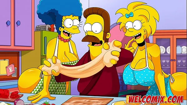 Klip berukuran Orgy with hot asses from the Simpsons besar